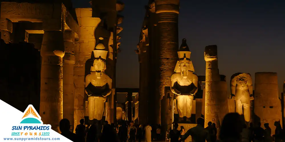 Luxor Temple's Magic by Night